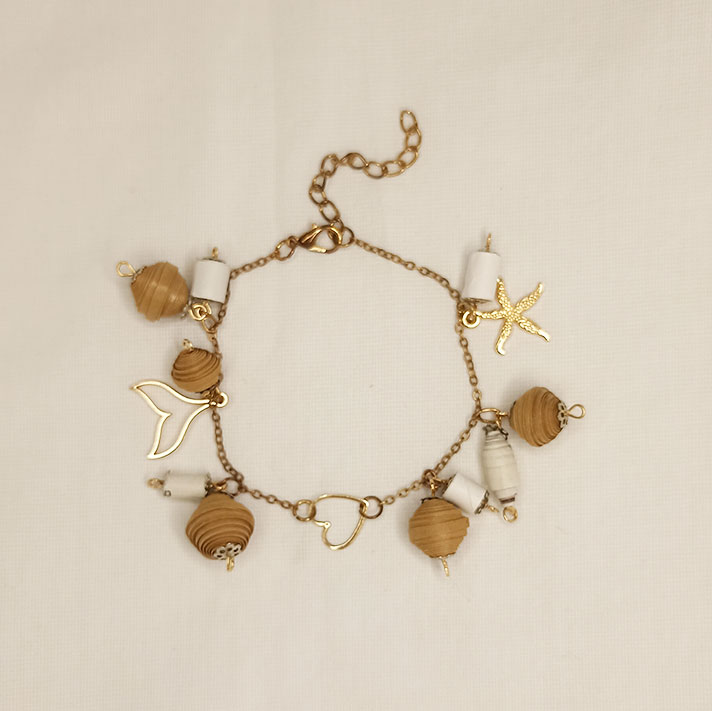 Bracciale Carta SabbiaGioielli fatti a mano