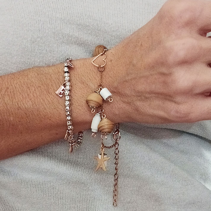 Bracciale Carta Sabbia - Gioielli fatti a mano