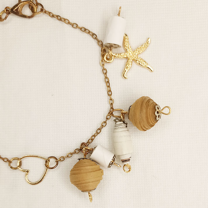 Bracciale Carta Sabbia - Gioielli fatti a mano