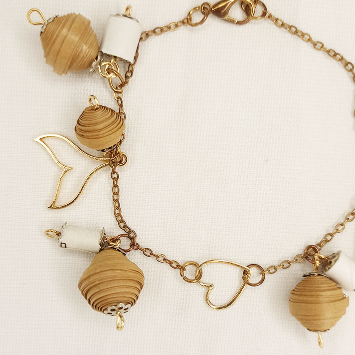 Bracciale Carta Sabbia - Gioielli fatti a mano