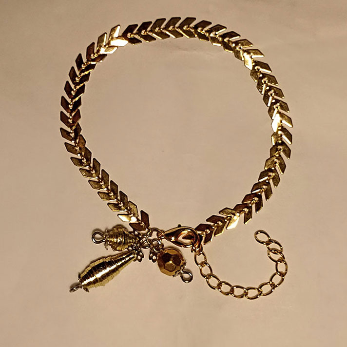 Bracciale Frecce DorateGioielli fatti a mano