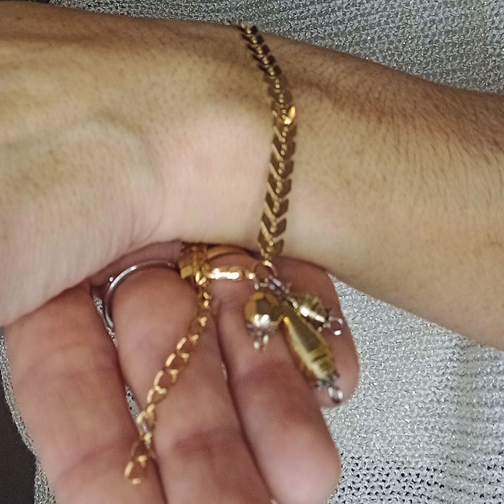 Bracciale Frecce Dorate - Gioielli fatti a mano