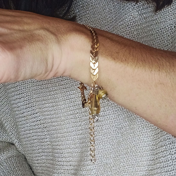Bracciale Frecce Dorate - Gioielli fatti a mano