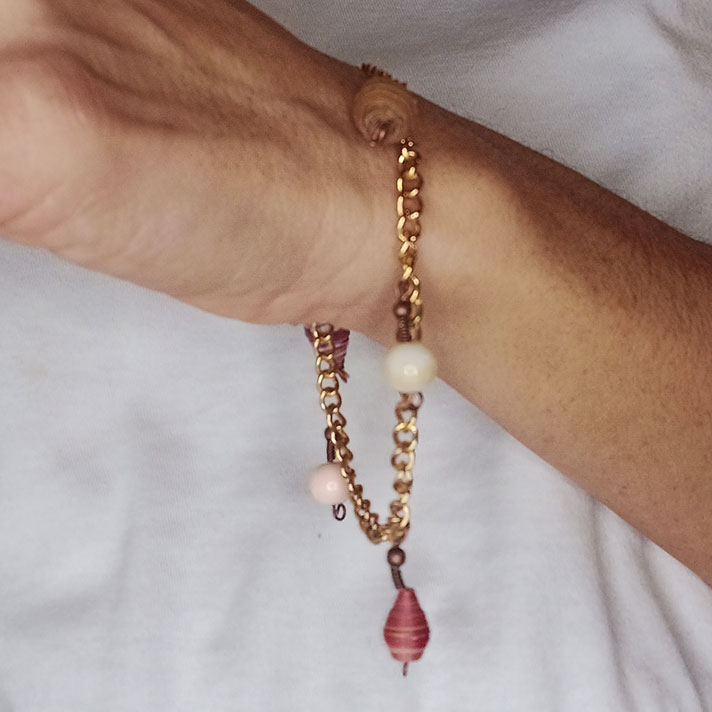 Bracciale Gocce di Carta - Gioielli fatti a mano