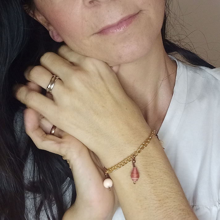 Bracciale Gocce di Carta - Gioielli fatti a mano