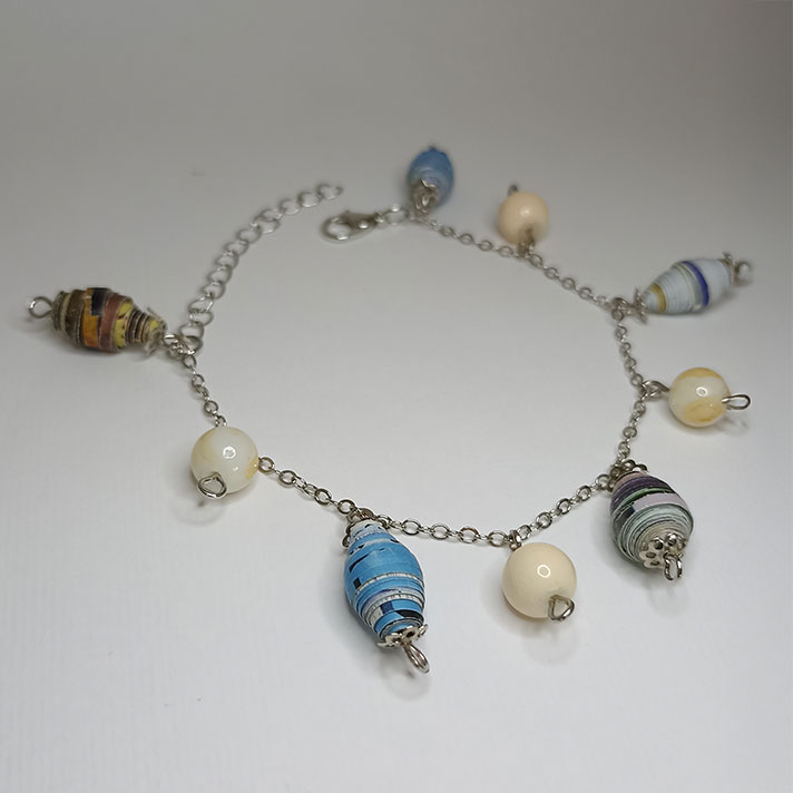 Bracciale Vento AzzurroGioielli fatti a mano