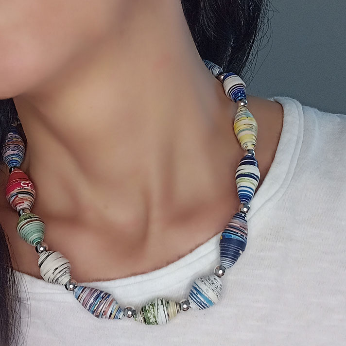 Collana Carta Viva - Gioielli fatti a mano