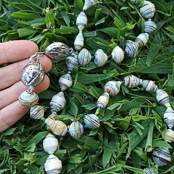 Collana Note di Carta - Gioielli fatti a mano