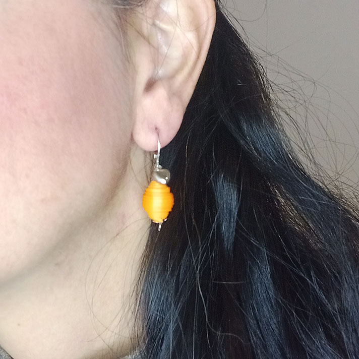 Orecchini Amore e Orange - Gioielli fatti a mano
