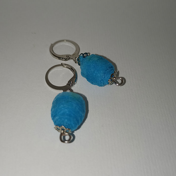 Orecchini Azzurro Cielo - Gioielli fatti a mano