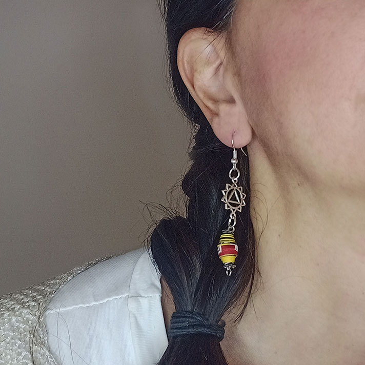 Orecchini Eco Armonia - Gioielli fatti a mano