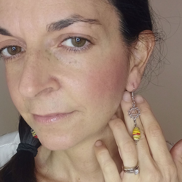 Orecchini Eco Armonia - Gioielli fatti a mano