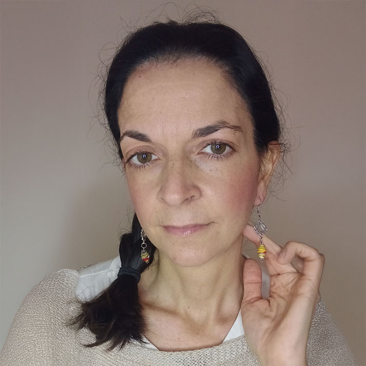 Orecchini Eco Armonia - Gioielli fatti a mano