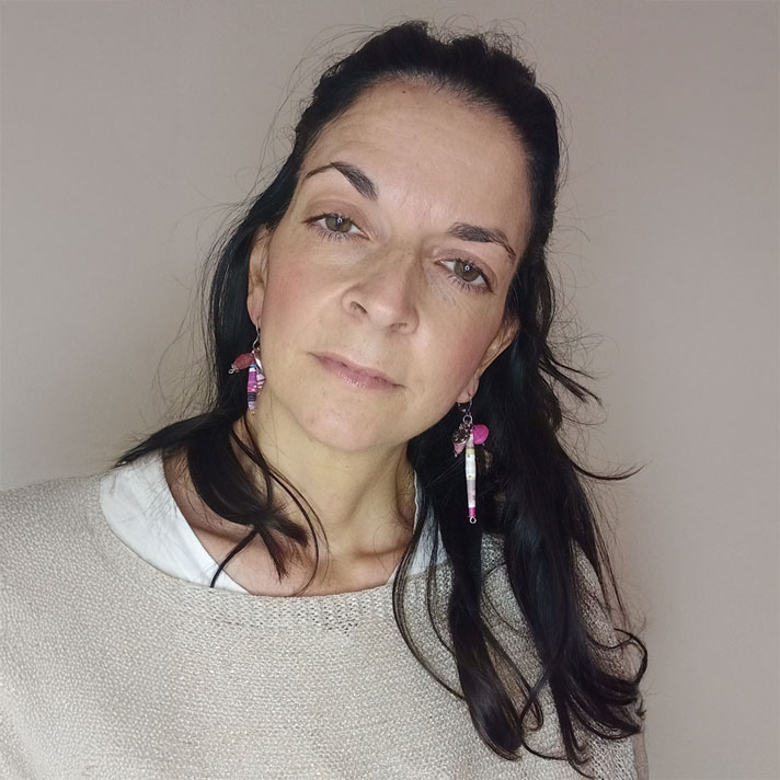 Orecchini Rosa Vivace - Gioielli fatti a mano