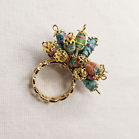 Anello Green Paper - Gioielli fatti a mano, nati dalla carta