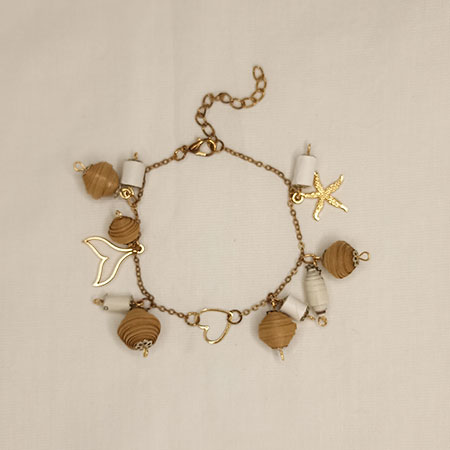 Bracciale Carta SabbiaGioielli fatti a mano