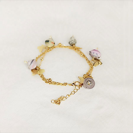 Bracciale Eco Luce - Gioielli fatti a mano, nati dalla carta