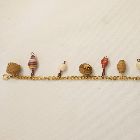 Bracciale Terra Calda - Gioielli fatti a mano, nati dalla carta