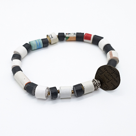 Bracciale Uomo Bicolor - Gioielli fatti a mano, nati dalla carta