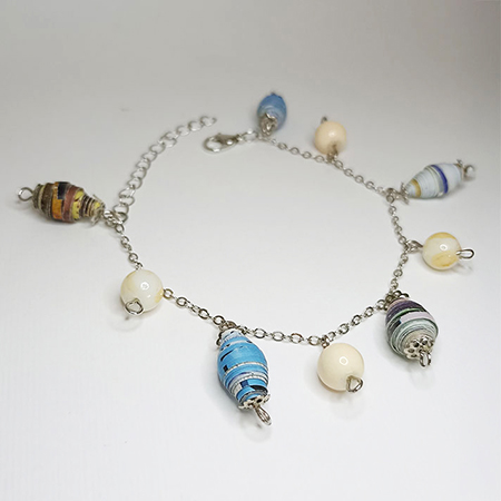Bracciale Vento AzzurroGioielli fatti a mano