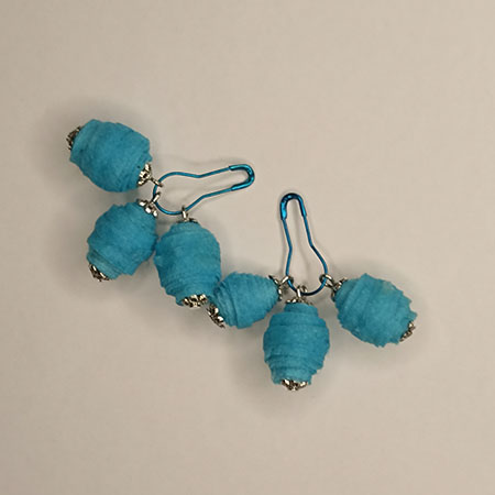 Decoro Bottoni Baia Azzurra - Gioielli fatti a mano, nati dalla carta